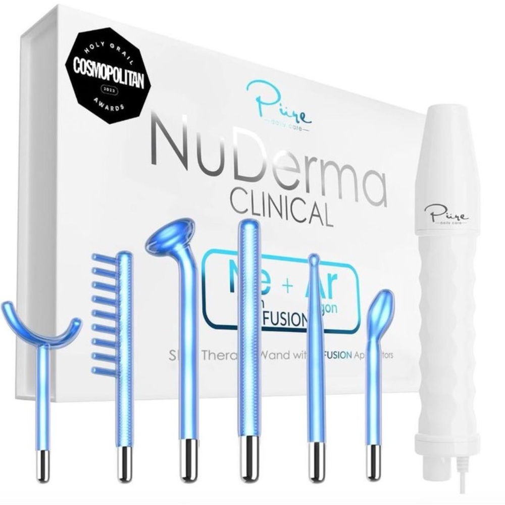 NuDerma Clinical Skin Therapy Wand Portable Skin Therapy Machine